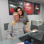 Glorinha e Paulo Sérgio na loja