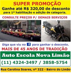 Auto Escola Nova Limão Ltda - Vila Diva
