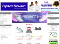 Site do Espaço Branco Comércio de Roupas