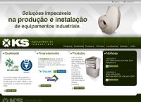 Site do KS EQUIPAMENTOS INDUSTRIAIS