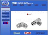 Site do MGI CONEXOES COM. CONEXÕES HIDRÁULICAS E PNEUMÁTICAS LTDA