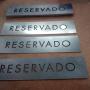 Placas em Aluminio Cortadas a Laser