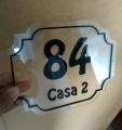 Placa com Numero Residencial ou Comercial