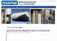 Site do Plasenge Sistemas de Exaustão Ltda