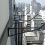 retirada de bandeja da fachada apos obra executada