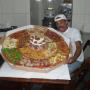 Enviado por visitante em 22/02/2016 - Pizza super Gigante 90cm 13 sabores 43 pedaços