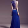 Vestido de Festa Azul Royal Longo para Madrinhas,