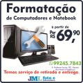 FORMATAÇÃO DE PCS E NOTE
