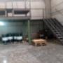 Enviado por visitante em 25/01/2018 - Mezanino metálico 03 cargas de 6 toneladas, carga de 300 k/m2 geral com escada em chapa xadrez com 1.50 m largura.