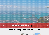 Site do Strawberry Tours - Free Walking Tours Rio de Janeiro
