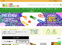 Site do Clube Brincante Brinquedos Educativos