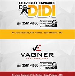 Chaveiro e Carimbos do Didi + Vagner Eletrônicos