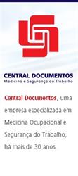 Central Documentos Medicina e Segurança do Trabalho S/c Ltda