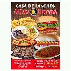 Casa de lanches altas horas