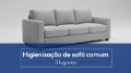 Higienização de Sofá 3 Lugares (Tecido Comum)
