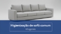Higienização de Sofá 4 Lugares (Tecido Comum)