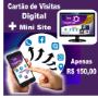 Mini Site + Cartão de Visita Digital