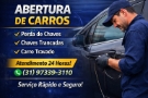 Abertura de veículos travado com chave dentro