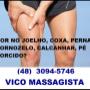 Vico Massagista e Quiropraxia, dor no joelho