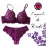 Conjunto Lingerie Roxo
