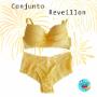 Conjunto lingerie amarelo