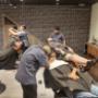 Interior da barbearia