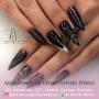 Alongamento de unhas em fibra de vidro