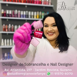Studio Regiane Stefanye - Alongamento de Unhas e Designer de Sobrancelhas  Suzano