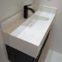 Bancada com Cuba esculpida para lavabo em Prime Ariston