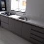 Bancada de Cozinha em Quartzo Branco Estelar