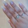 unhas-fibra-almond-clear-glitter