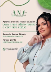 Nutricionista Ana Carolina Ferreira  Reeducação Alimentar em Vitória
