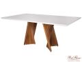 Mesa Naty Retângular Tampo de Vidro