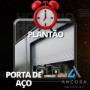 porta de aço plantao