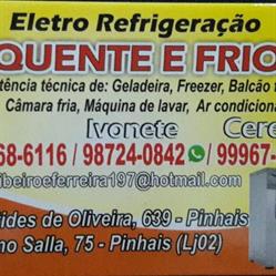 Refrigeração Quente e Frio