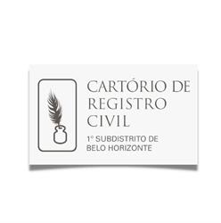 Cartório de registro civil do 1º subdistrito de Belo Horizonte - MG