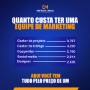 Quanto custa ter uma equipe de marketing