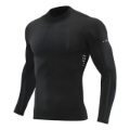 Camisa de Compressão e Secagem Rápida Esporte e Academia Com Zip