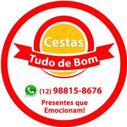 Cestas Tudo de Bom - Cesta de Café da Manhã, Chocolate, Buquê de Flores e Presentes