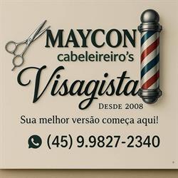 Maycon Cabeleireiro's. Barbearia. Visagista.