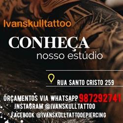 Ivan skull tattoo e piercing