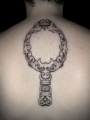 Tatuagem Blackwork Espelho