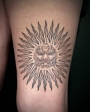 Tatuagem Gravura Sol