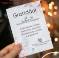 Cartão de agradecimento