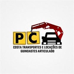 PC Transportes e Locações de guindastes articulado.