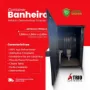 Container banheiro simples