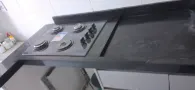 extensão da pia para colocação do cooktop