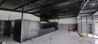 Estrutura e divisórias metálicas para galpão industrial montado em Gaspar