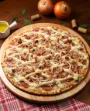 Pizza de Bacon e Catupiry